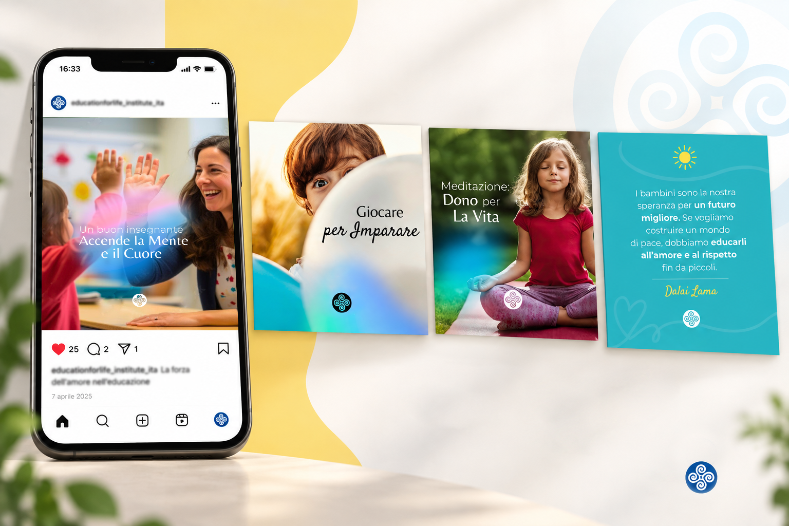 Esempio di comunicazione social per un progetto educativo
